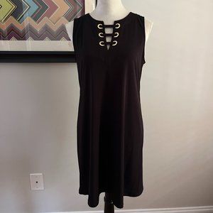 Michael Kors Black Shift Dress M